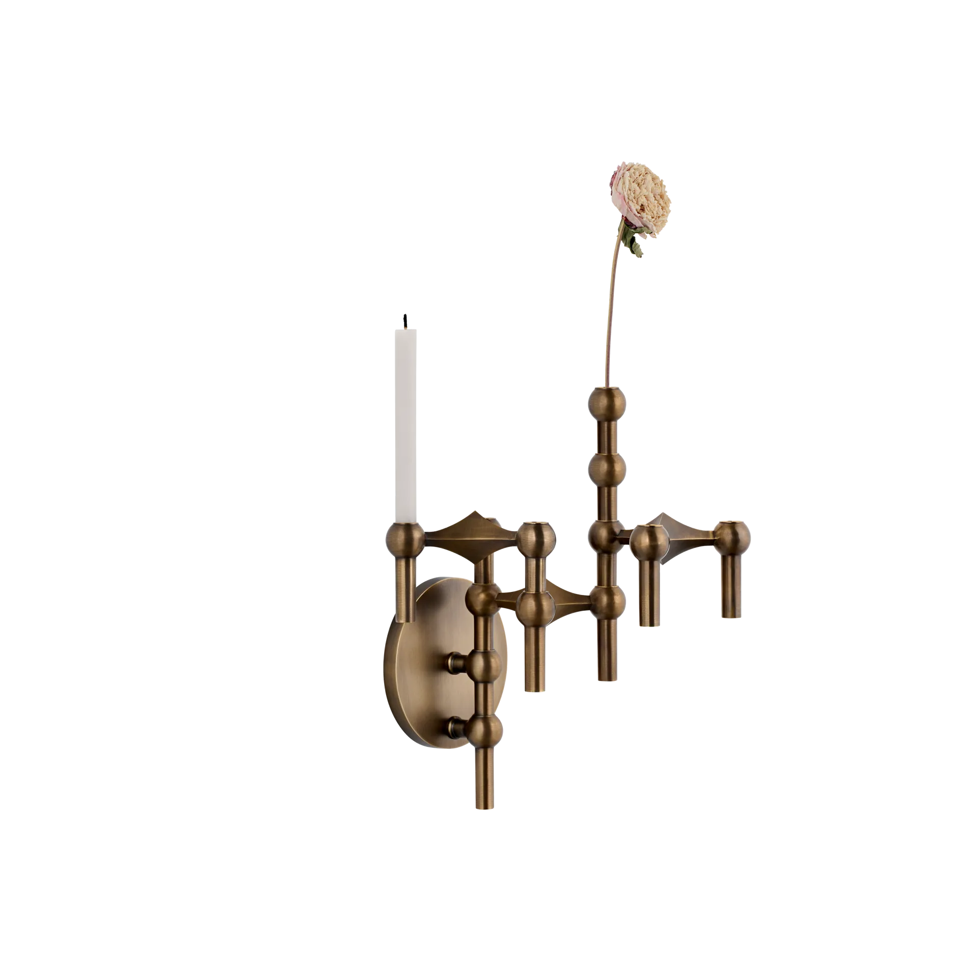 STOFF Nagel ljusstake vägg, Bronzed brass STOFF