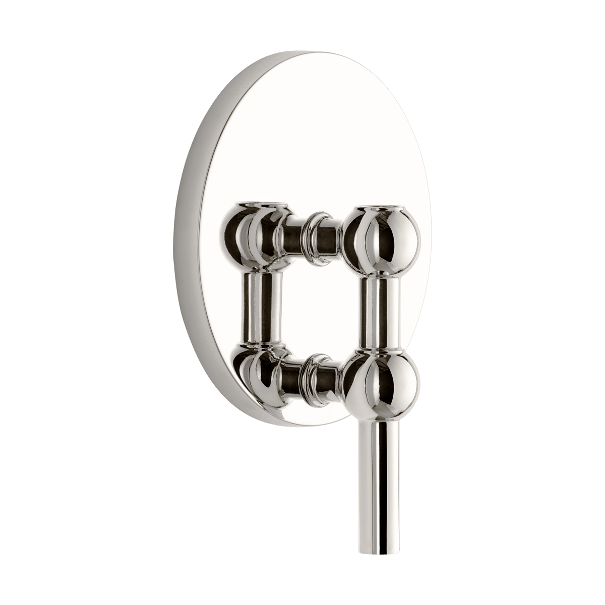STOFF Nagel ljusstake vägg Chrome | Skandinavisk Design | Ljusstakar | Silverfärgad