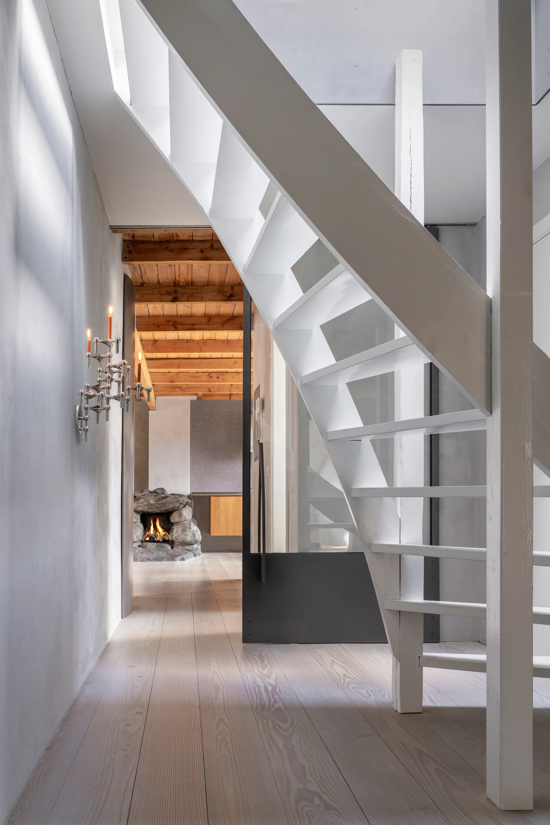 STOFF Nagel ljusstake vägg, Chrome STOFF