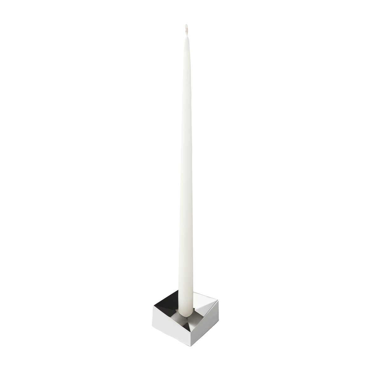 STOFF Nagel reflect ljusstake small 2,7 cm Krom | Skandinavisk Design | Ljusstakar | Silverfärgad