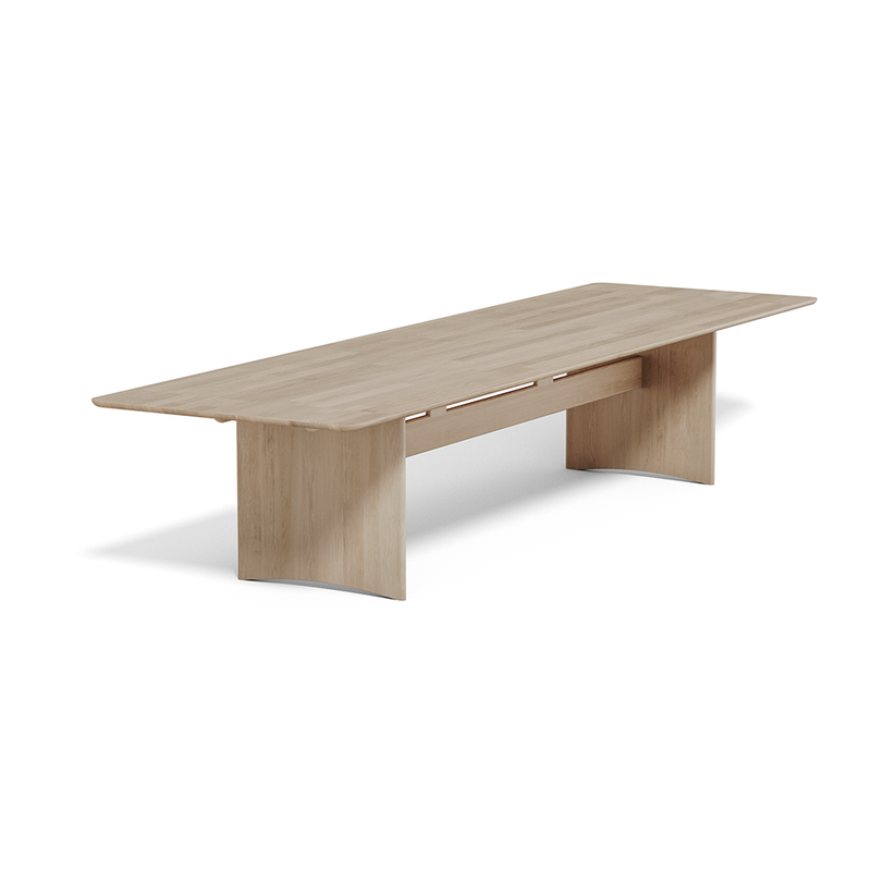 Stolab Alt bord 110x385 cm ek Ljus mattlack | Skandinavisk Design | Matbord | Brun