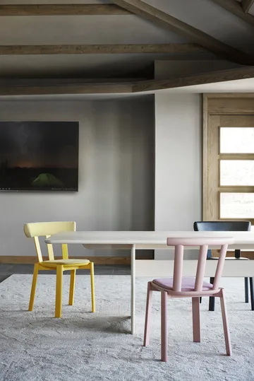 Alt bord 320x110 cm björk - Ljus mattlack - Stolab