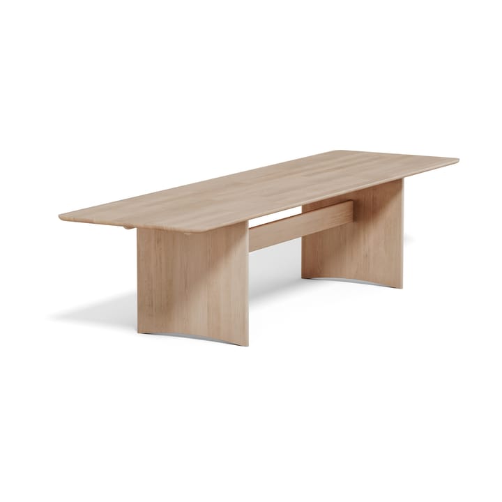Alt bord 90x320 cm ek - Ljus mattlack - Stolab