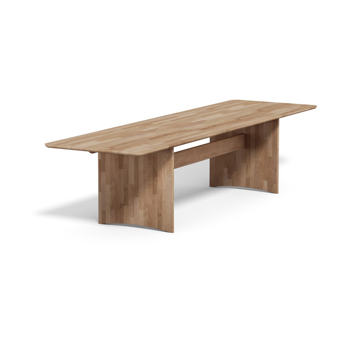 Stolab Alt bord 90x320 cm ek Naturell olja | Skandinavisk Design | Matbord | Brun