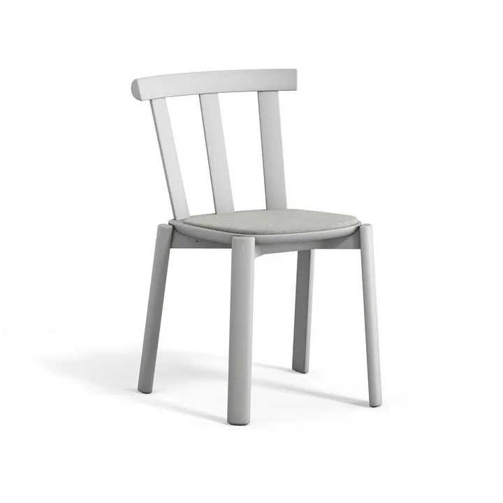 Alt stol klädd sits björk, Hallingdal 65-110 light grey-ljusgrå 51 Stolab