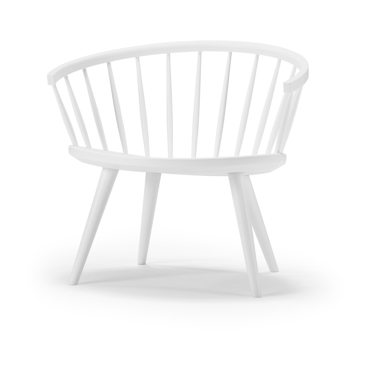 Stolab Arka loungestol björk Vit | Skandinavisk Design | Stolar | Vit