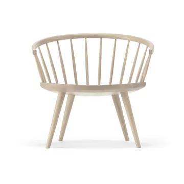 Arka loungestol ek - Ljus mattlack - Stolab