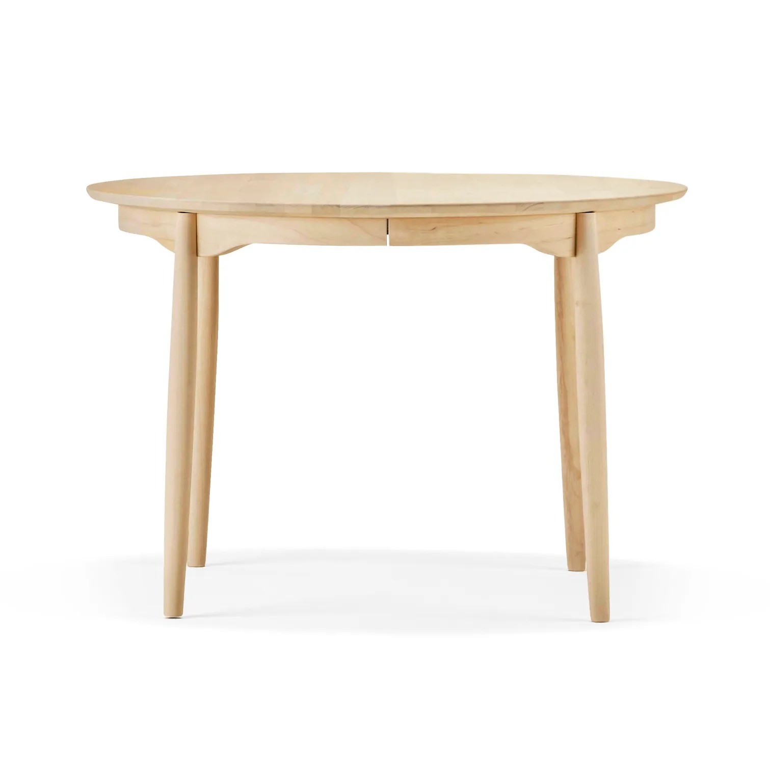 Carl matbord delbart Ø115 cm, Björk naturell olja Stolab