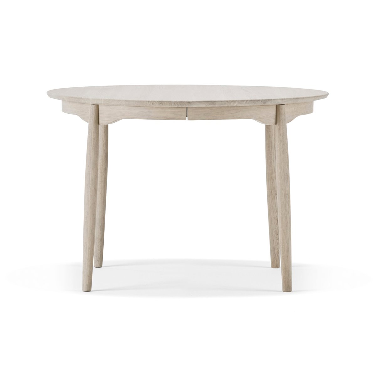 Stolab Carl matbord fast skiva 115 cm Ek ljus mattlack