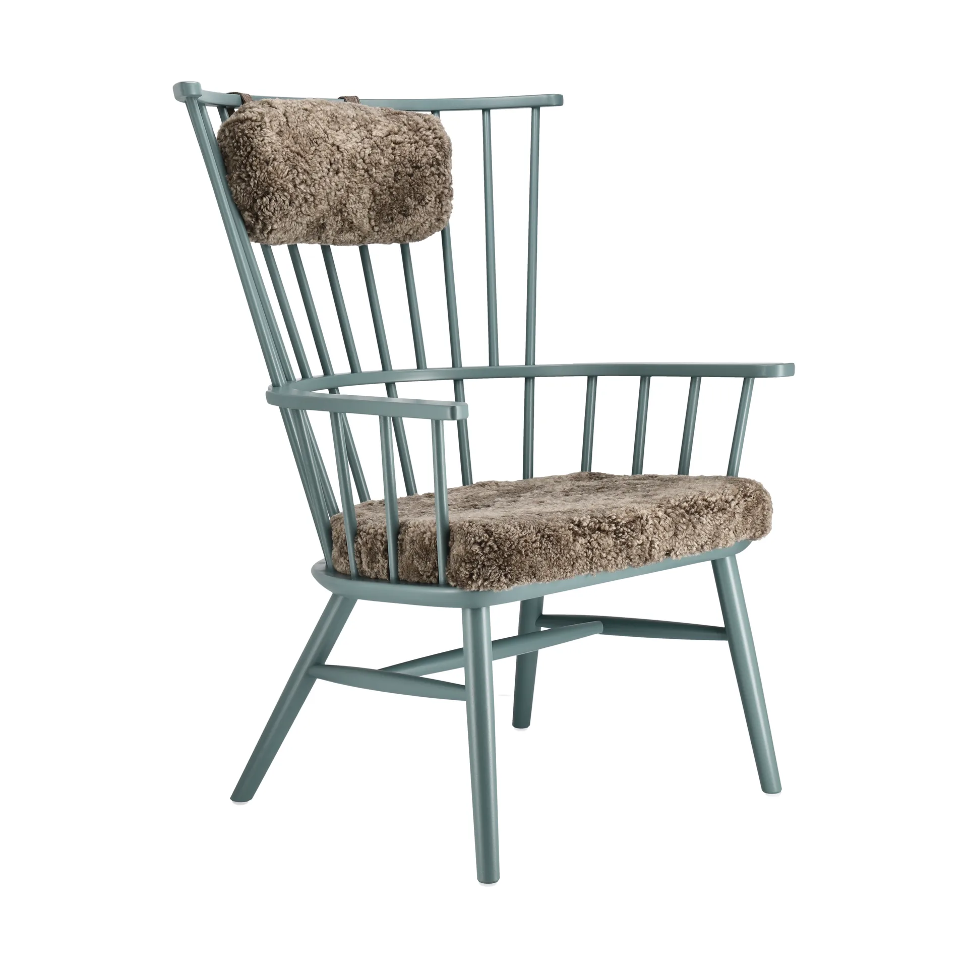 Henriette fåtölj dyna&nackkudde Dimma-Sahara Stolab