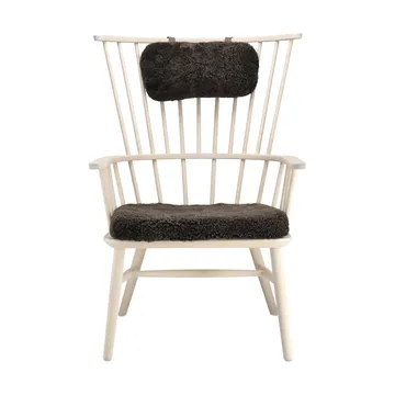 Henriette fåtölj dyna&nackkudde Vitolja-Espresso - undefined - Stolab