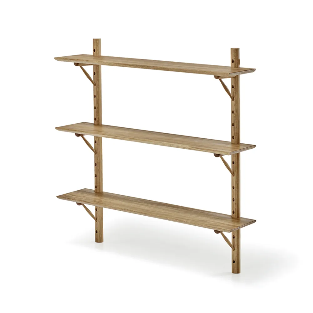 Stolab Ikon vägghylla ek naturell olja, djup 28cm