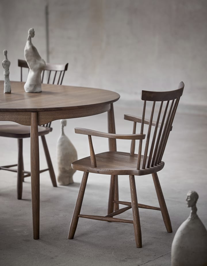 Lilla Åland karmstol ek, Smoked oak Stolab