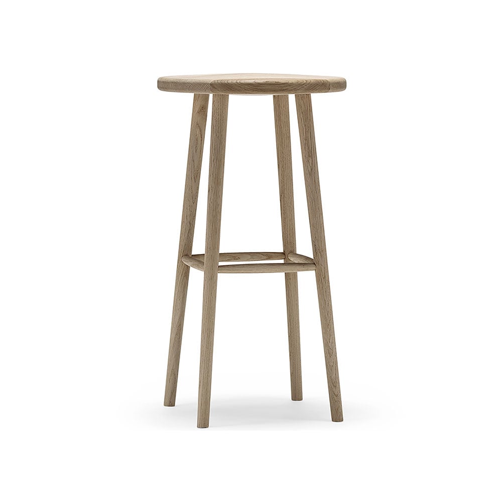 Stolab Miss Button barpall ek vitolja, hög | Skandinavisk Design | Barstolar | Beige