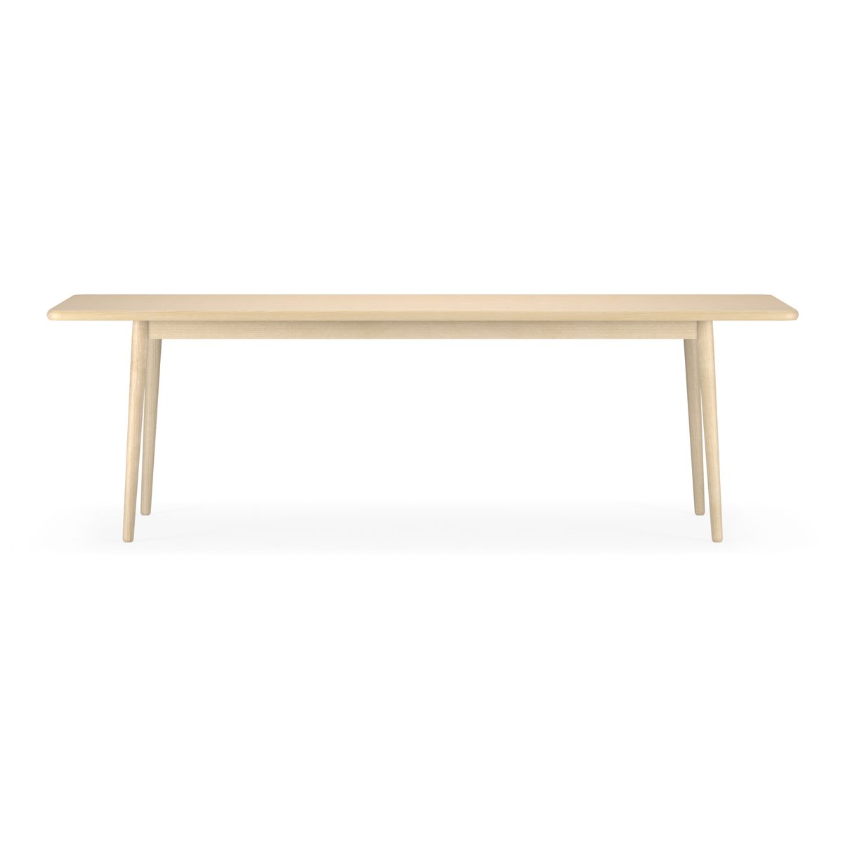 Stolab Miss Holly bord 235x82 + 1 ilägg 50 cm Björk naturell olja