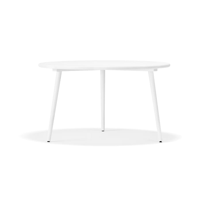 Miss Tailor matbord runt Ø130 cm - vit 21 täckande, fast skiva - Stolab
