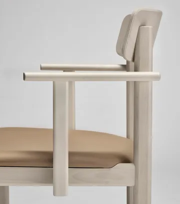 Pal karmstol - Björk ljus mattlack-Elmosoft 22030 - Stolab