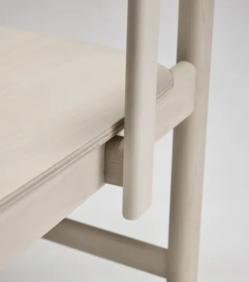 Pal karmstol - Björk ljus mattlack - Stolab