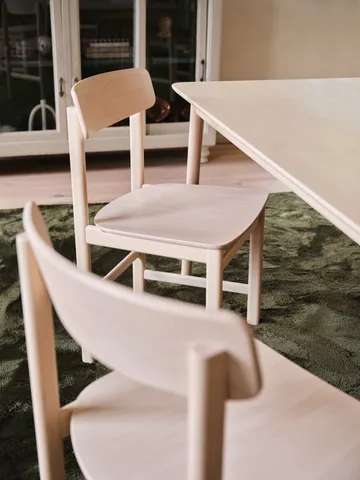 Pal karmstol - Björk ljus mattlack - Stolab