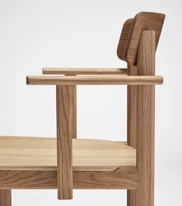 Pal karmstol - Ek naturell olja - Stolab