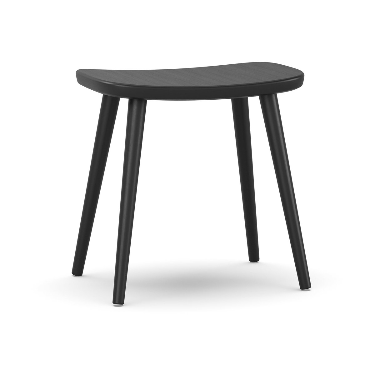 Stolab Palle pall ek Mattsvart 99 | Skandinavisk Design | Pallar | Svart