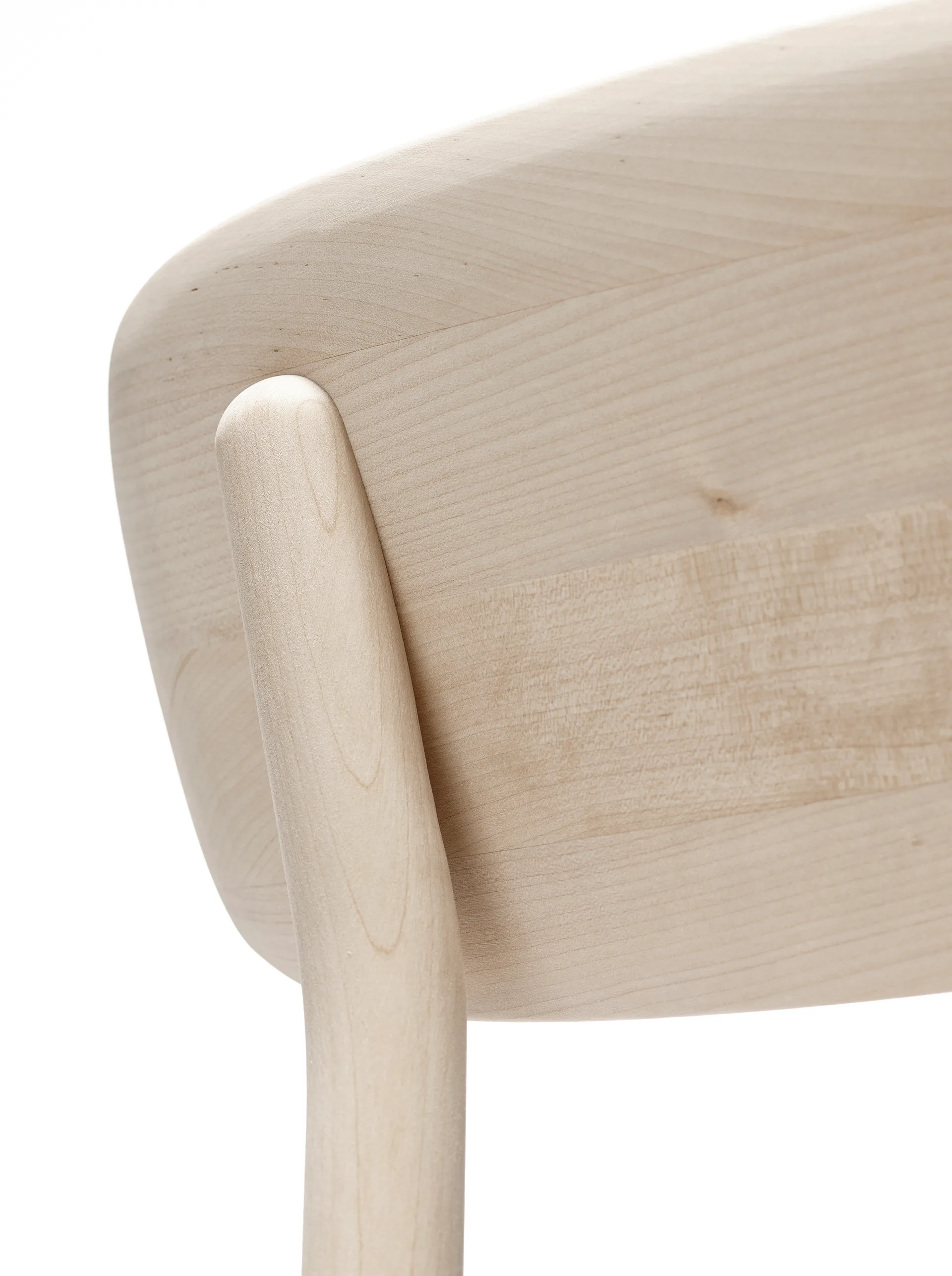 Prima Vista stol björk ljus mattlack, Tyg hallingdaldal 65-130 grå Stolab