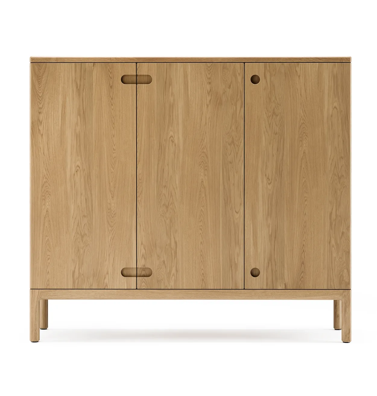Stolab Prio skänk hög ek naturell olja, trädörr | Skandinavisk Design | Sideboards & Skänkar | Beige