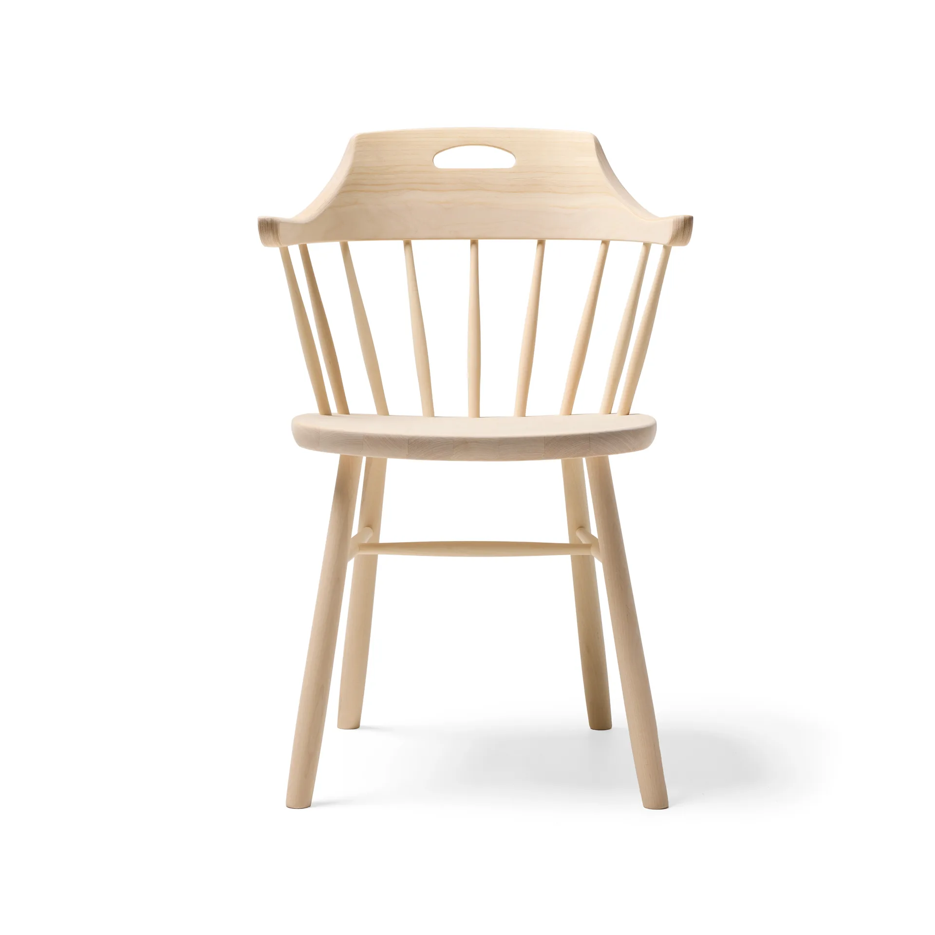 Småland Bistro karmstol, Ljus mattlack Stolab