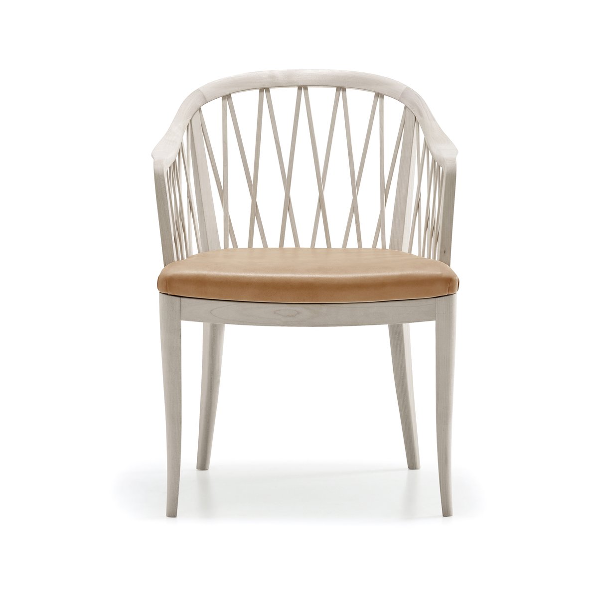 Stolab Widemar karmstol läder cognac, oljad björk | Skandinavisk Design | Stolar | Brun