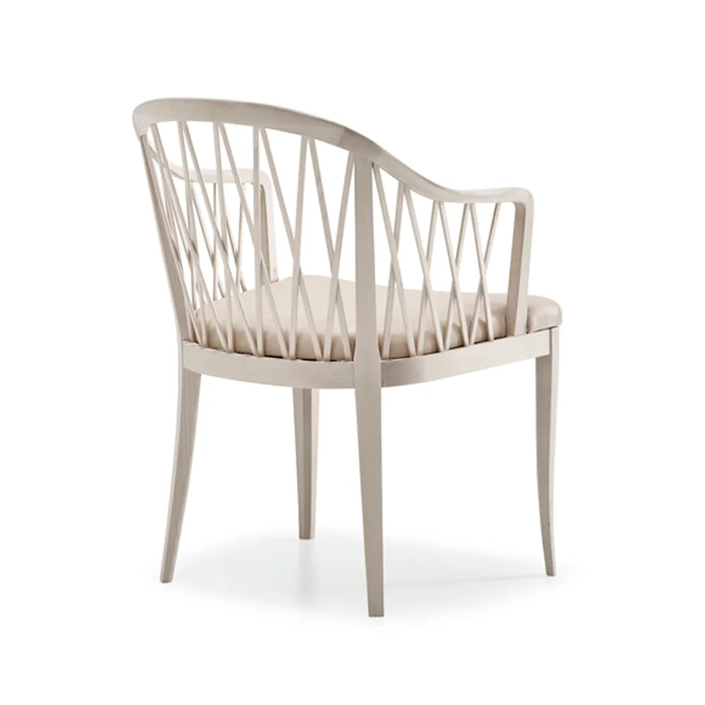 Widemar karmstol, läder tärnsjö natur, oljad björk Stolab