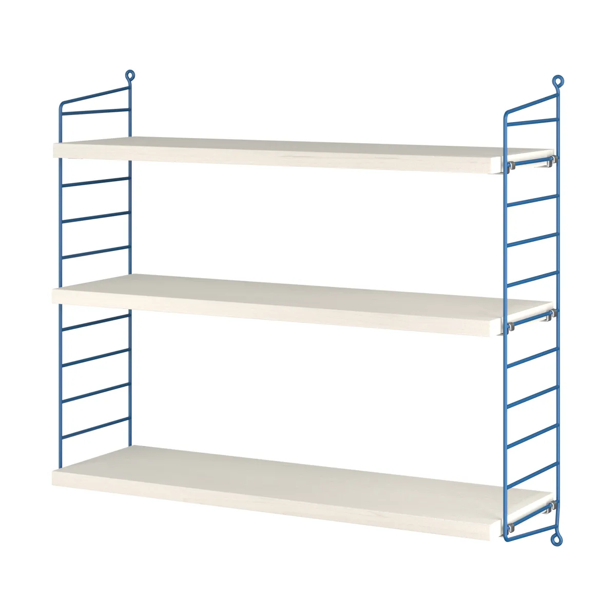 String String 1949-2024 hylla Limited Edition 60x60x20 cm Blue/white oiled pine