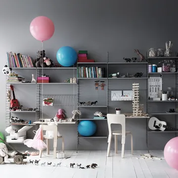 String arbetsskiva - Vit, 78x58 cm - String