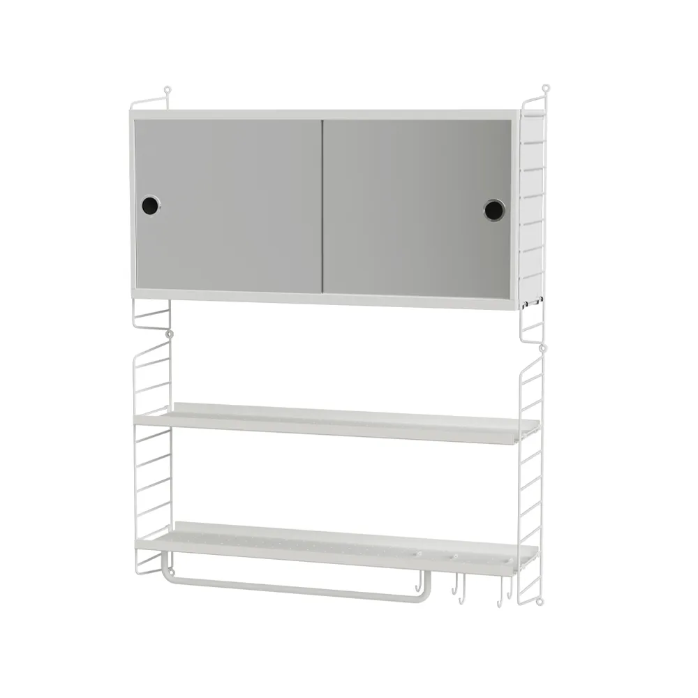 String badrum vit - Kombination C | Skandinavisk Design | Vit