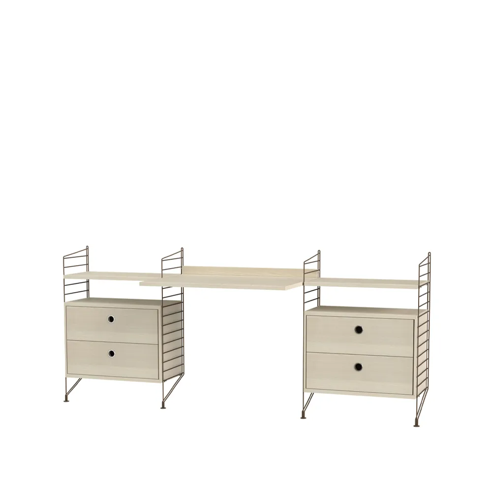 String barnrum ask & brun - Kombination C String