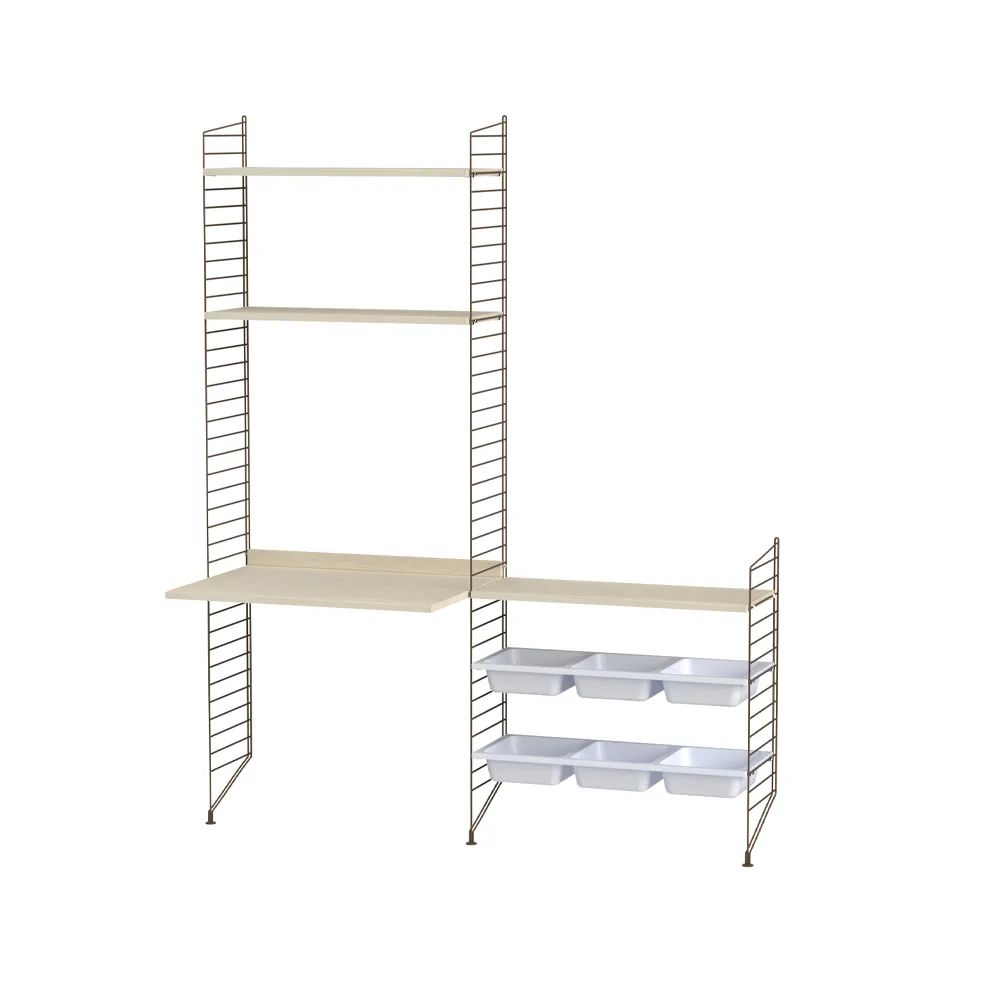 String barnrum ask & brun - Kombination E String