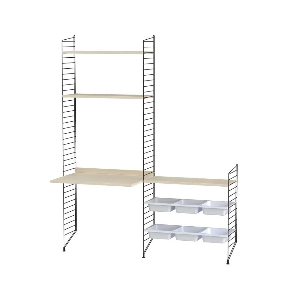 String String barnrum ask & svart - Kombination E