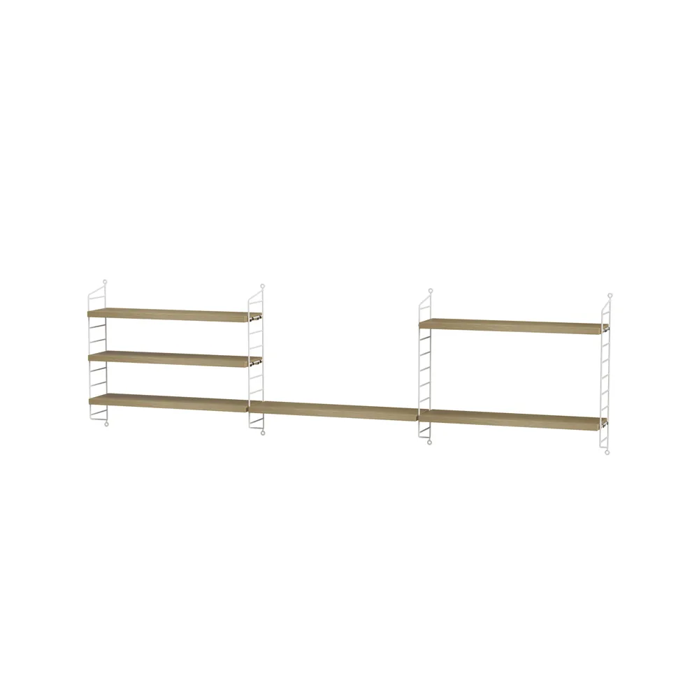 String barnrum ek & vit - Kombination H,  String