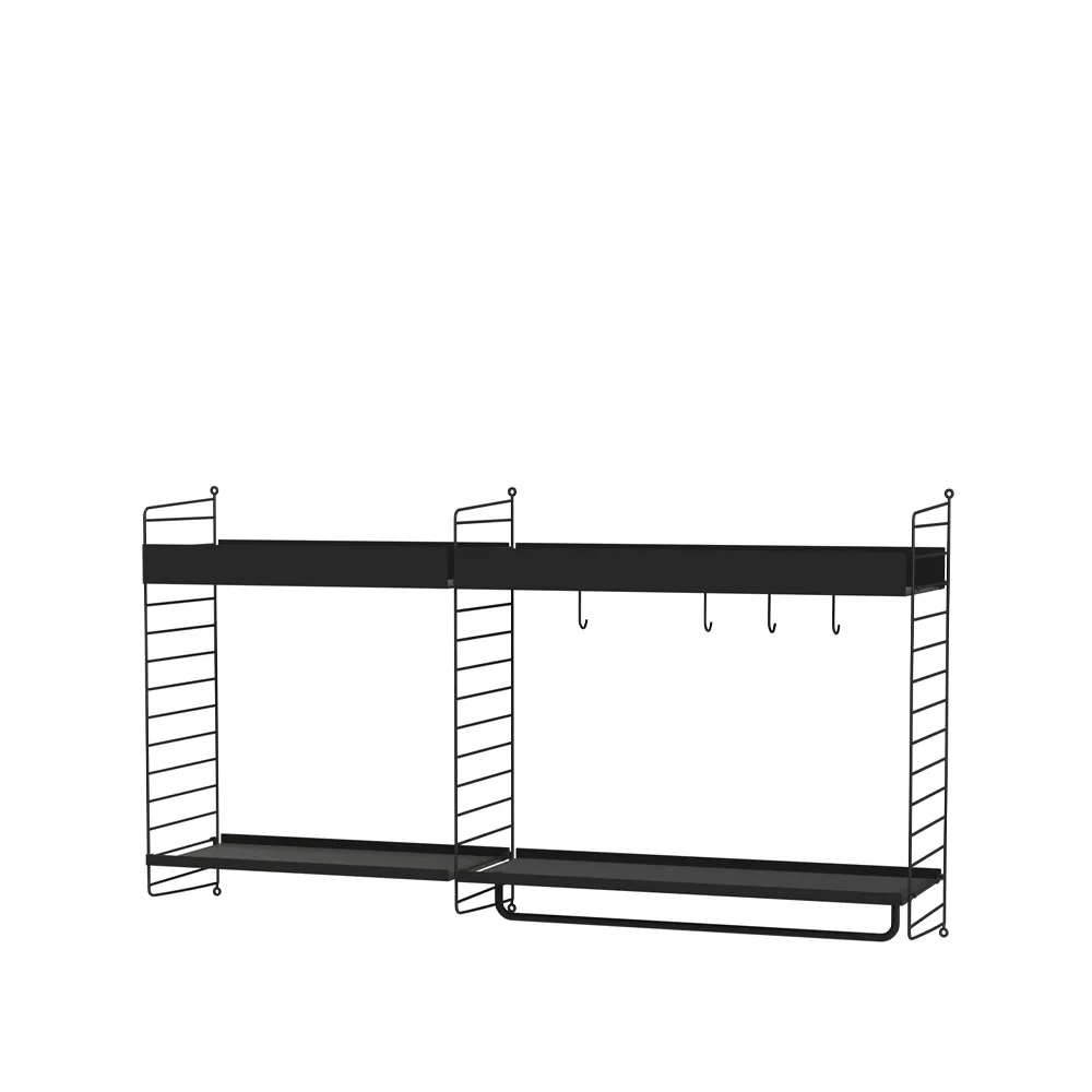 String barnrum kombination A - svart String