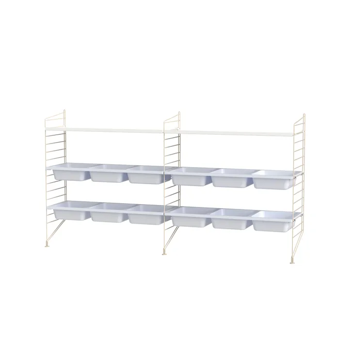 String barnrum vit & beige - Kombination F - String