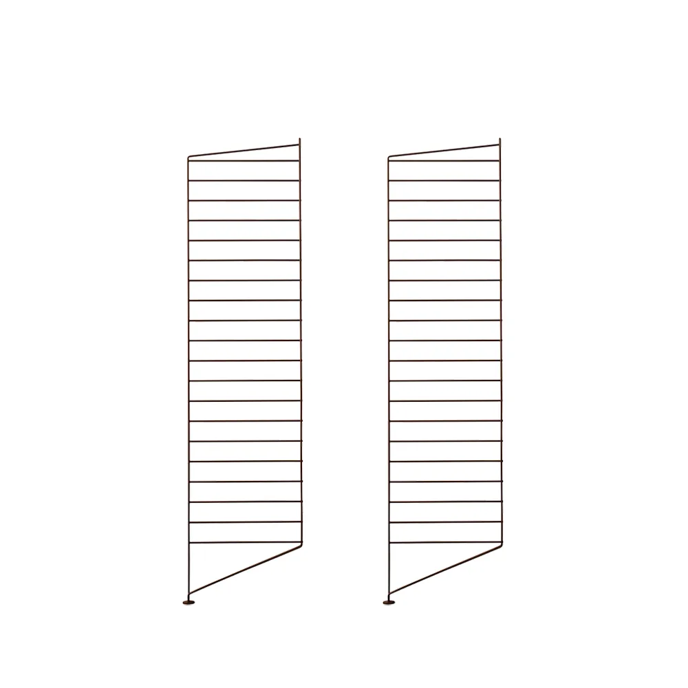 String golvgavel, brun, 115x30 cm, 2-pack String