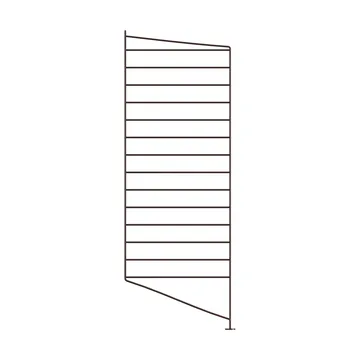 String golvgavel - Mörkbrun, 85x30 cm, 1-pack - String