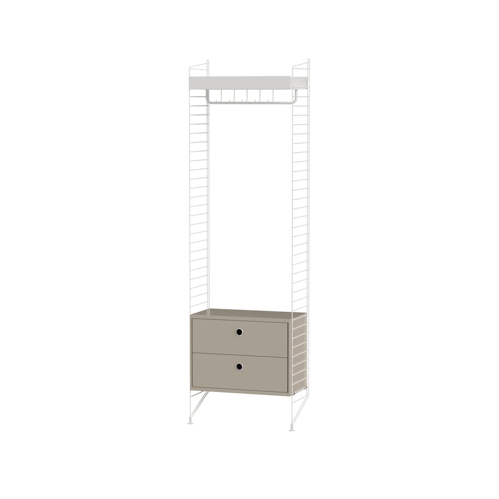 String hall beige & vit - Kombination M | Skandinavisk Design | Beige