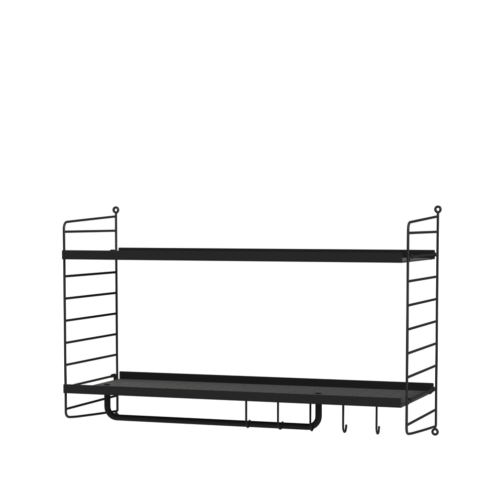 String hall svart - Kombination D | Skandinavisk Design | Svart
