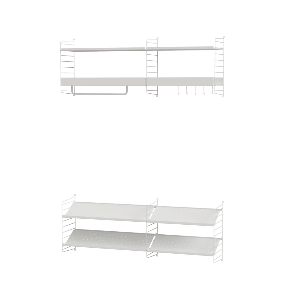 String hall vit - Kombination H | Skandinavisk Design | Vit