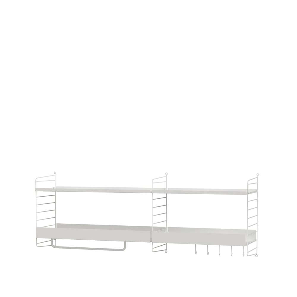 String hall vit - Kombination J | Skandinavisk Design | Vit