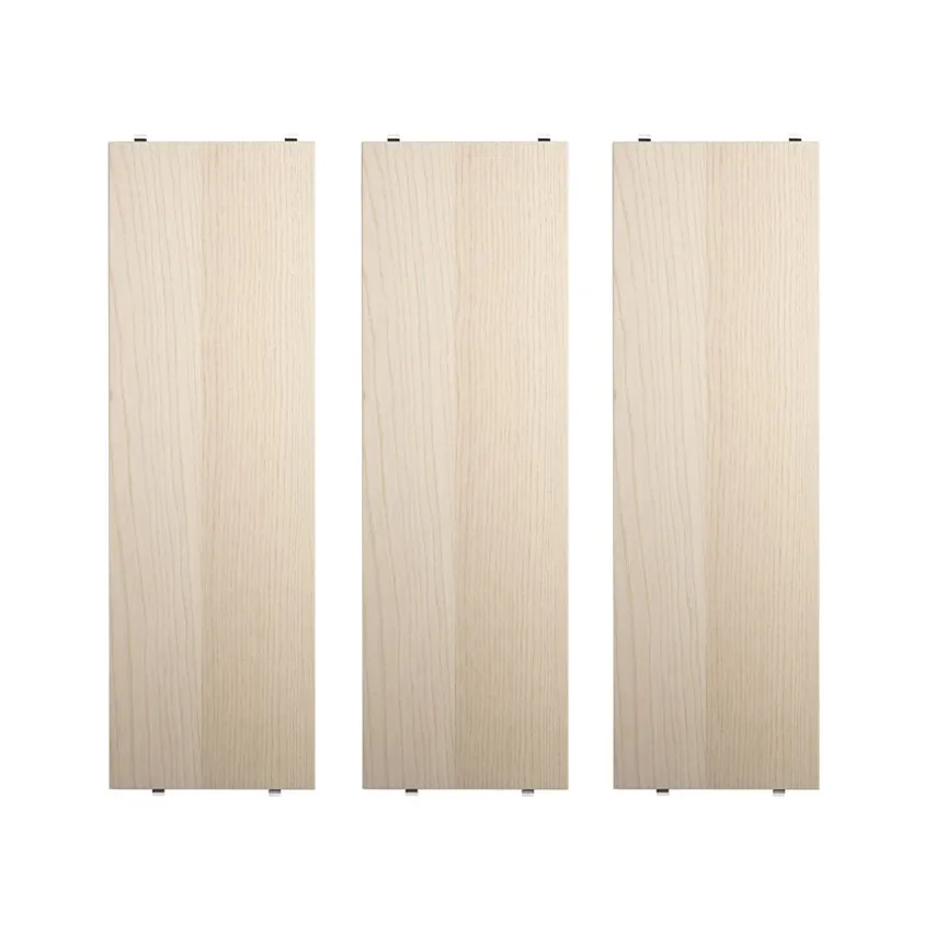 String hyllplan, ask, 58x20 cm, 3-pack