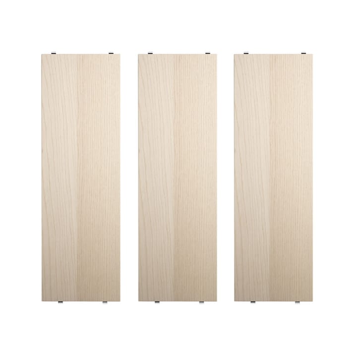 String hyllplan, ask, 58x20 cm, 3-pack String