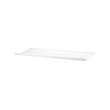 String hyllplan metall - vit, 58x20 cm, låg kant - String