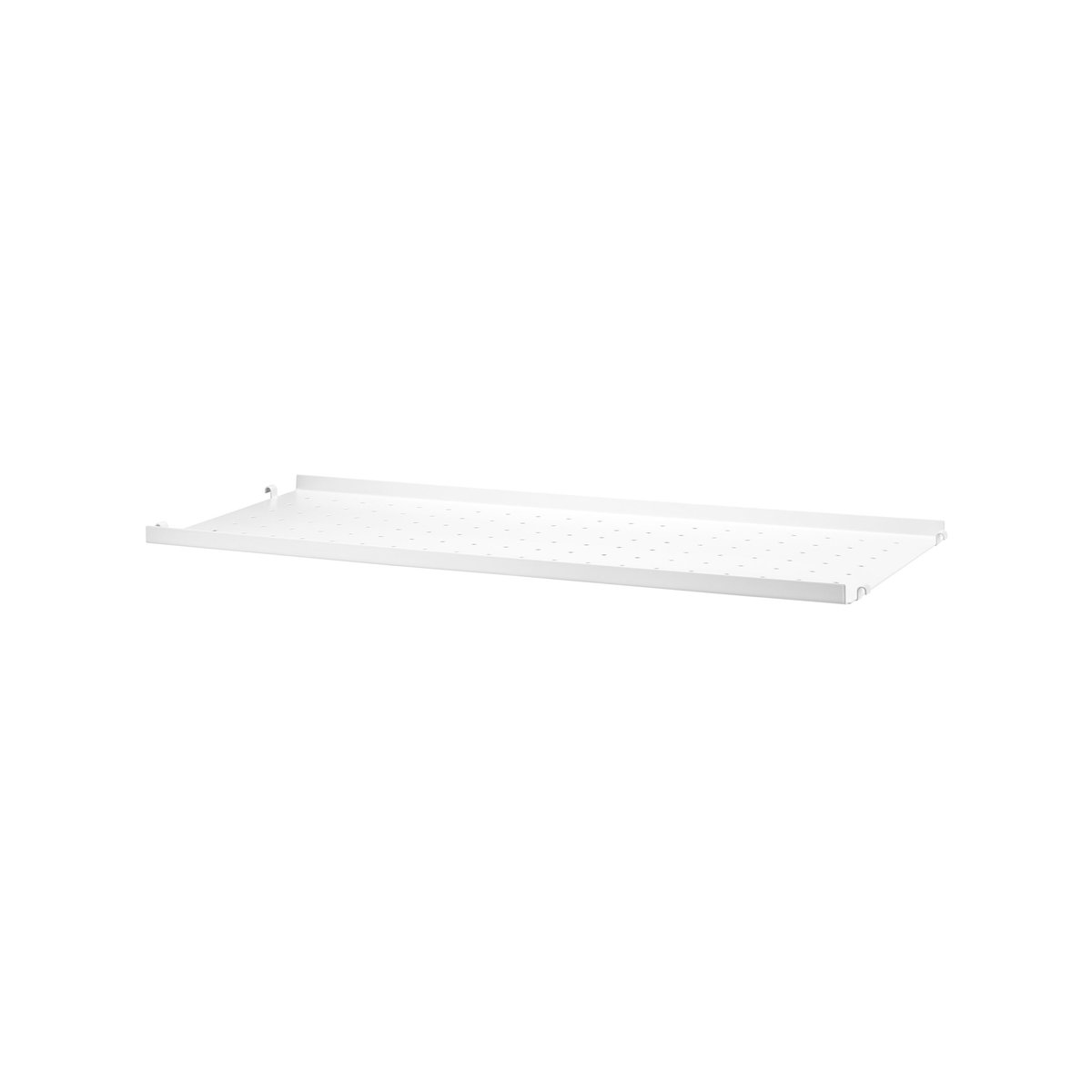 String hyllplan metall vit, 78x20 cm, låg kant | Skandinavisk Design | Hyllor & Hyllsystem | Vit