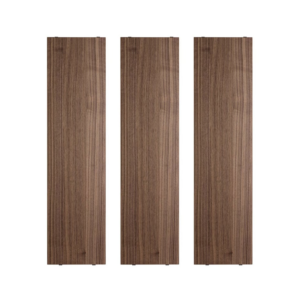 String hyllplan valnöt, 78x20 cm, 3-pack | Skandinavisk Design | Hyllor & Hyllsystem | Brun
